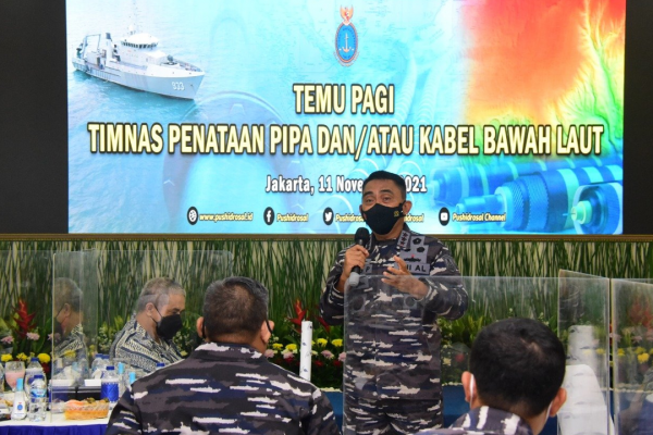 Timnas Pipa dan Kabel Bawah Laut Indonesia Gelar Diskusi Sinkronisasi Efektivitas Penataan, Penertiban Pipa Dan Kabel Bawah Laut Di Perairan Indonesia